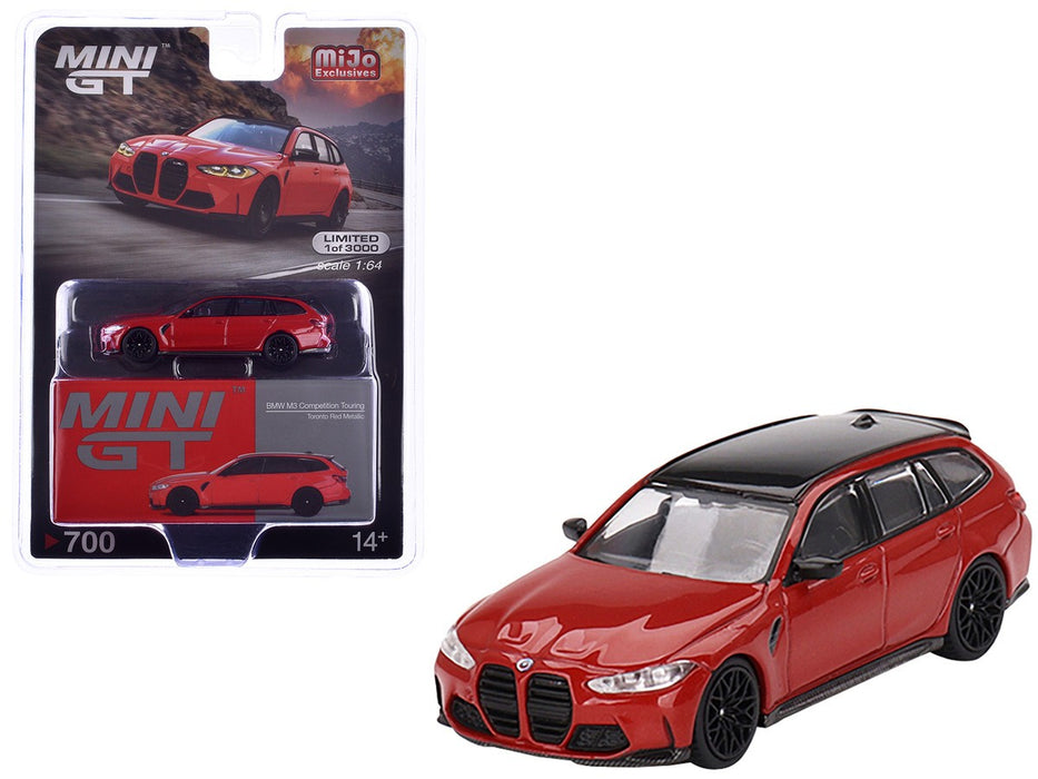 BMW M3 Competition Touring (G81) Toronto Red Metallic - Mini GT - 1:64 - MGT00700 Passion Diecast