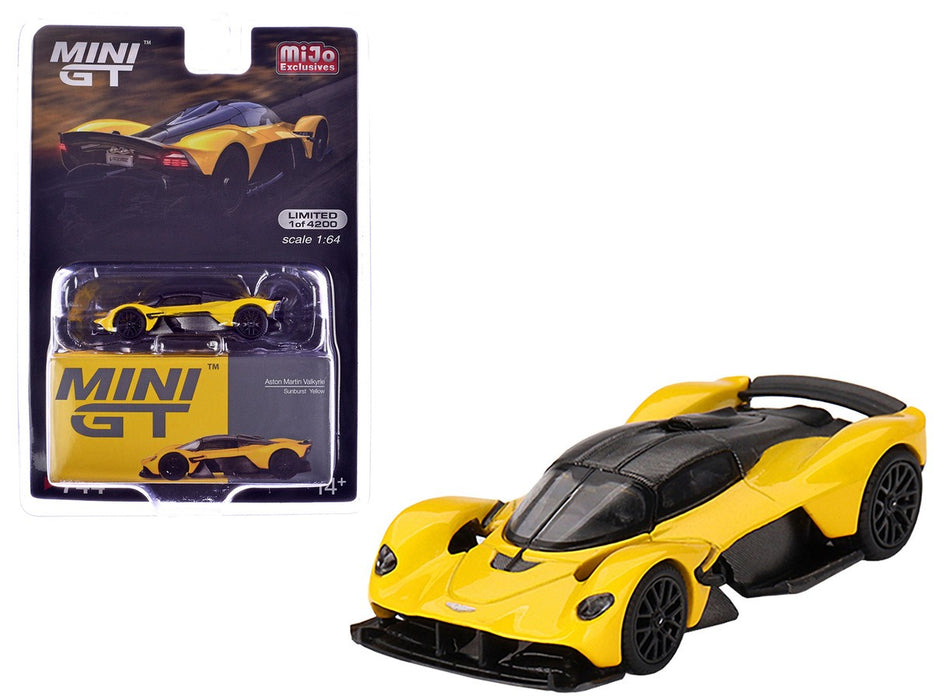 Aston Martin Valkyrie Sunburst Yellow - Mini GT - 1:64 - MGT00744 Passion Diecast