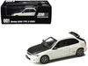 Honda Civic Type R (EK9) JDM Style - Championship White with Carbon Hood - Hobby Japan - 1:64 - HJDM001-3 Passion Diecast