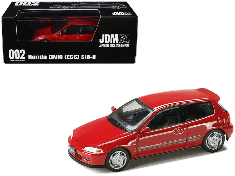Honda CIVIC (EG6) SIR-II - Milano Red - Hobby Japan - 1:64 - HJDM002-6 Passion Diecast