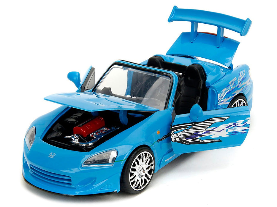 Sukis 2001 Honda S2000 w/Mias Integra Gfx (Blue) - Fast & Furious - Jada - 1/24 - 35875