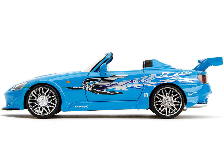 Sukis 2001 Honda S2000 w/Mias Integra Gfx (Blue) - Fast & Furious - Jada - 1/24 - 35875