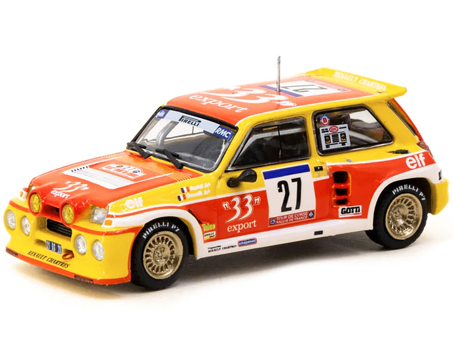 Renault 5 MAXI Turbo Tour de Corse - Rallye de France 1985 - Tarmac Works - 1/64 - T64-TL061-85TDC27 Passion Diecast
