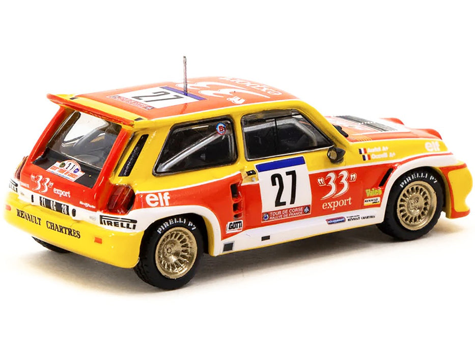 Renault 5 MAXI Turbo Tour de Corse - Rallye de France 1985 - Tarmac Works - 1/64 - T64-TL061-85TDC27 Passion Diecast