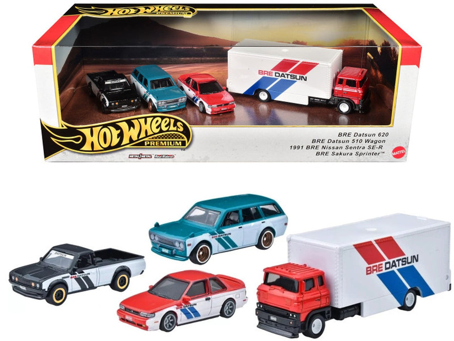 BRE Set of 4 pieces Series Hot Wheels Premium 2024 Series U - GMH39-986U -  Passion Diecast