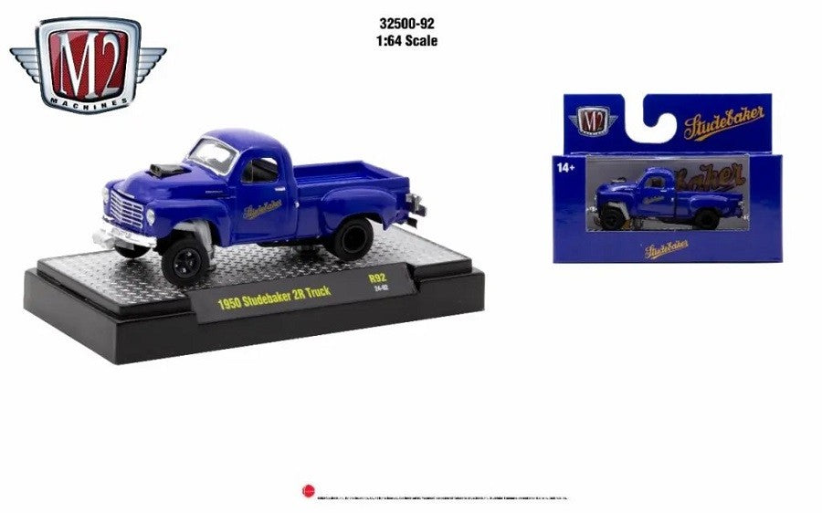 1950 Studebaker 2R Truck Gasser - Auto-Thentics Release 92 - M2 Machine - 1:64 - 32500-92 B