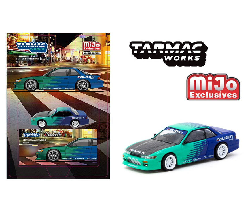 VERTEX Nissan Silvia (S13) Falken - Tarmac Works - 1/64 - T64G-025-FA