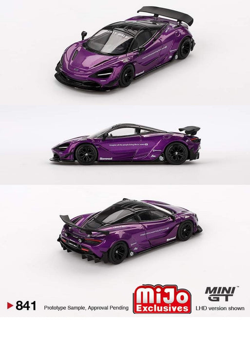 McLaren 720S LB★Works Purple - Mini GT - 1:64 - MGT00841 Passion Diecast