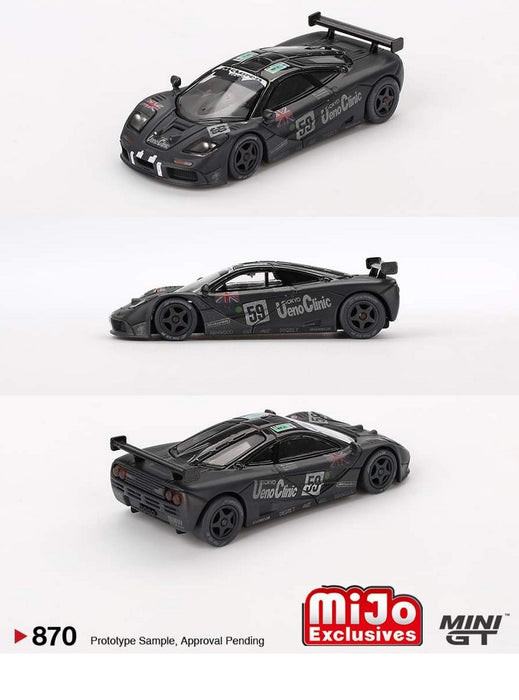 McLaren F1 GTR No.59 1995 Le Mans 24Hr Winner Post-Race Weathered - Mini GT - 1:64 - MGT00870 Passion Diecast