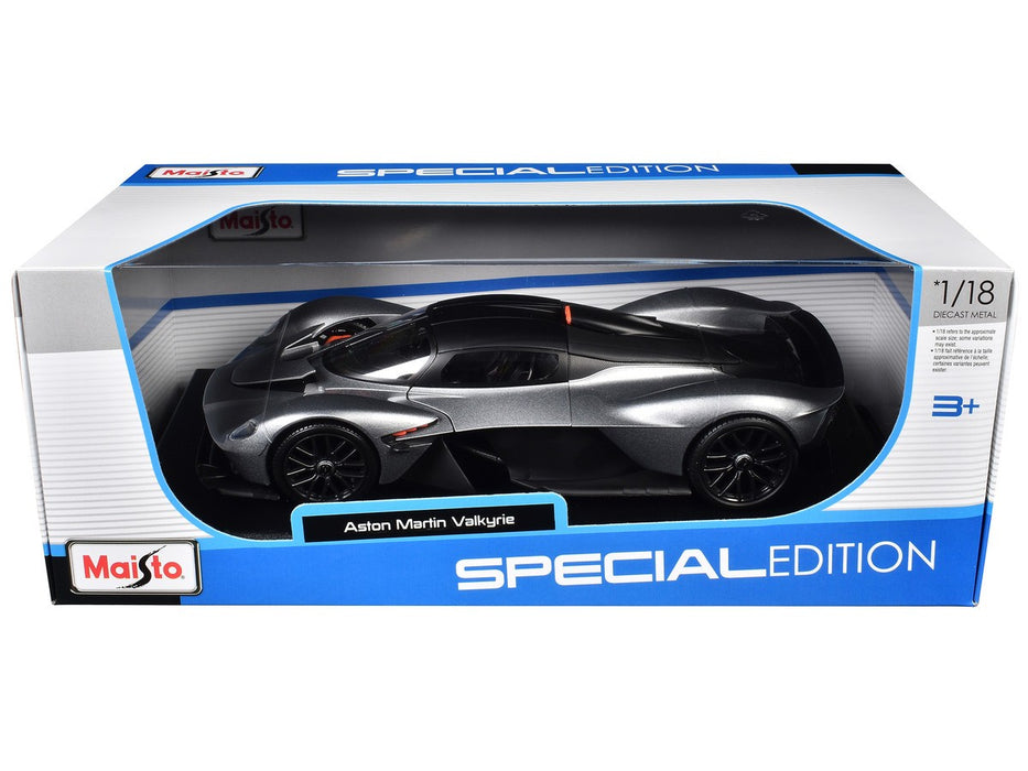 Aston Martin Valkyrie - Argent / Noir Mat - 1/18 - MAISTO - 31465 SIL -  Passion Diecast 