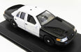 ( Web Only ) 1999 Ford Crown Victoria Police Interceptor - Plain White  Welly 1.43 WE9762CHF-SW