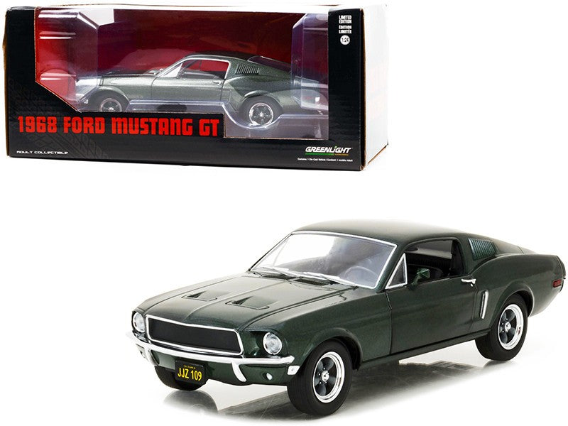 1968 Ford Mustang GT Fastback - Highland Green - Greenlight 1/24 - 84038