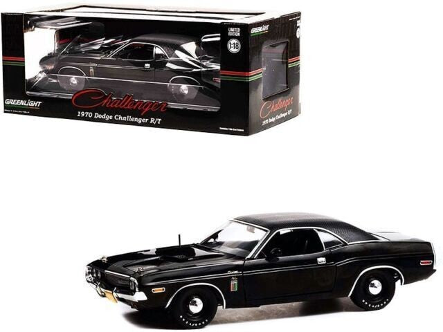 1970 Dodge Challenger R/T 426 HEMI - The Black Ghost  - Greenlight 1/18  - 13614