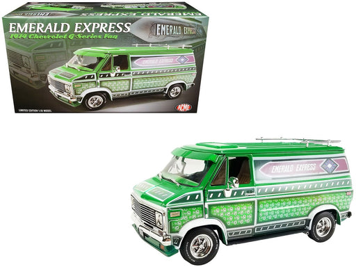Emerald Express - 1974 Chevrolet G-Series Van - Limited - Estimated Production 500 Pieces - ACME - 1/18 - A1802103