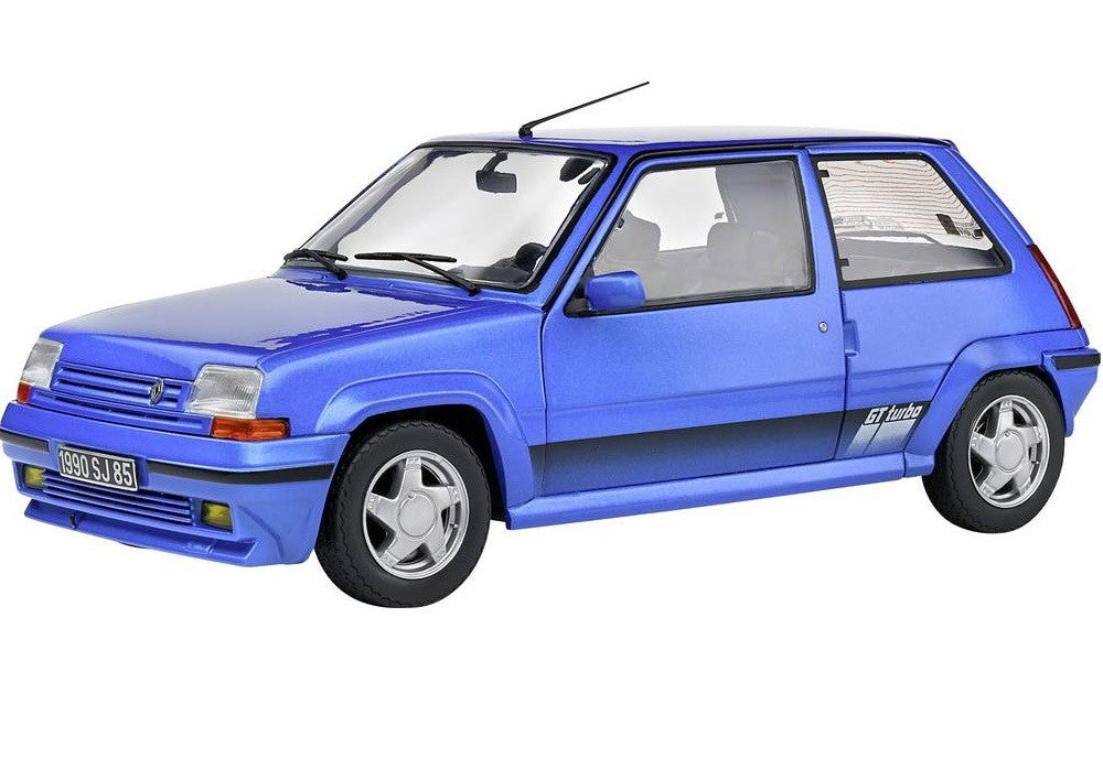 Renault 5 GT Turbo Mk2  Blue - Solido - 1/18 - S1810003 - Passion Diecast 