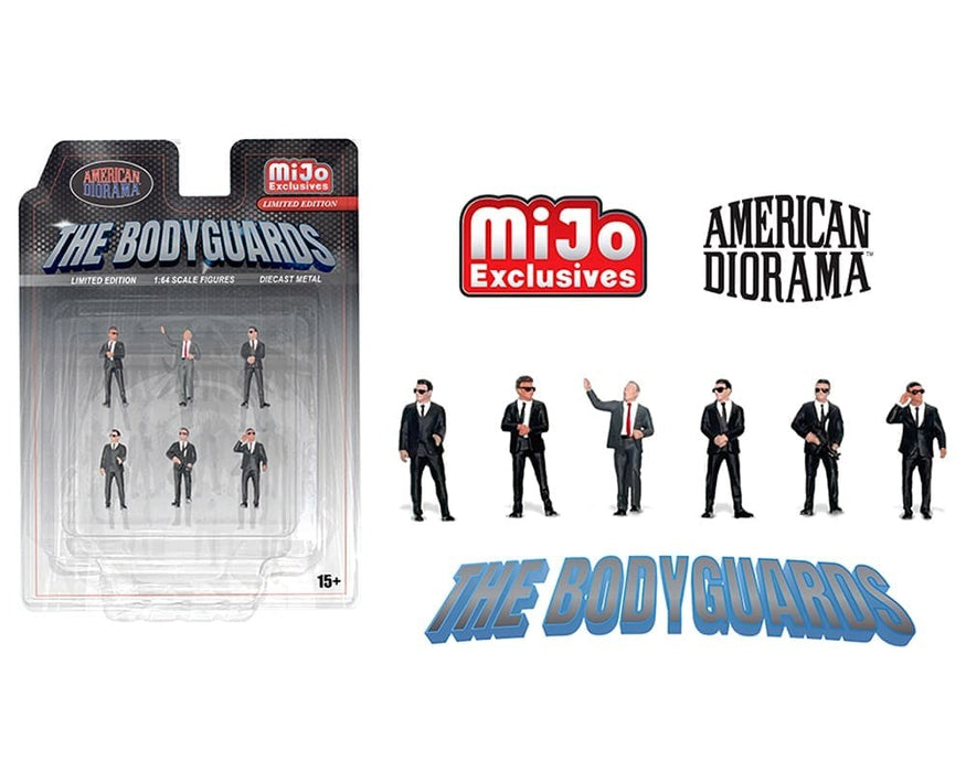 Figures The Bodyguards - 6 Piece metal set - American Diorama - 1/64 - AD-2421 Passion Diecast