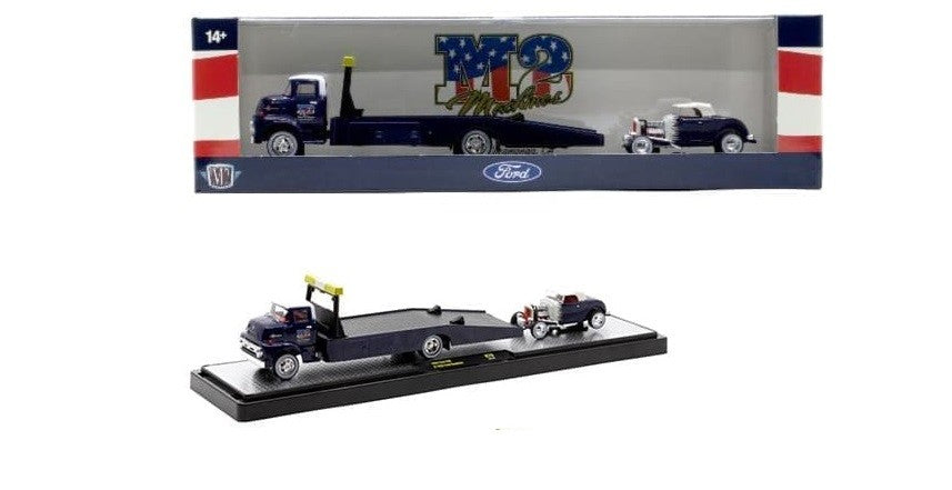 1956 Ford COE & 1932 Roadster - M2 Speed & Chrome shop - M2 1/64 - 36000-78 A