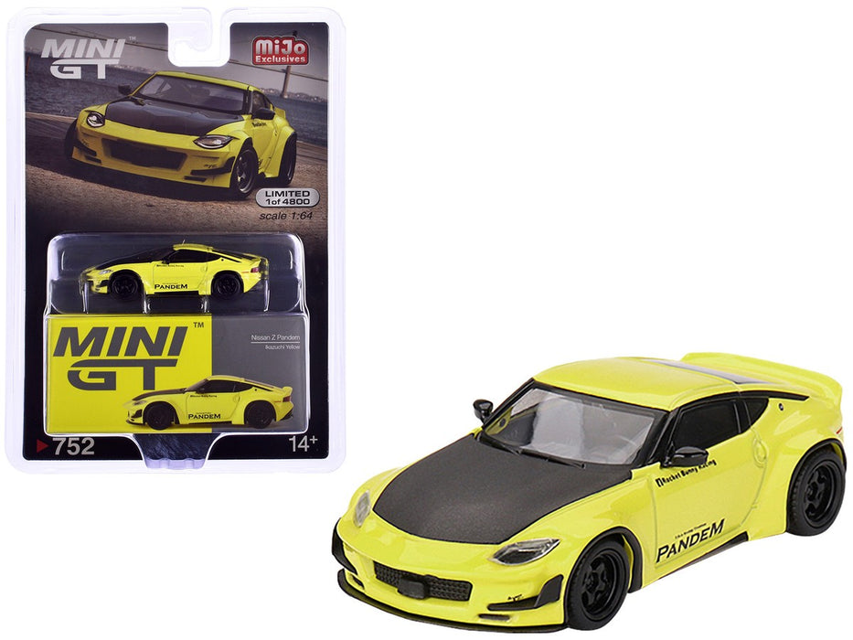 Nissan Z Pandem Ikazuchi Yellow - Mini GT - 1:64 - MGT00752 Passion Diecast