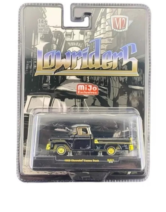 CHASE CAR 1958 Chevrolet Cameo Pickup Truck Lowriders Limited Edition - Mijo Exclusives - M2 Machine - 1:64 - 31500-MJS71GR
