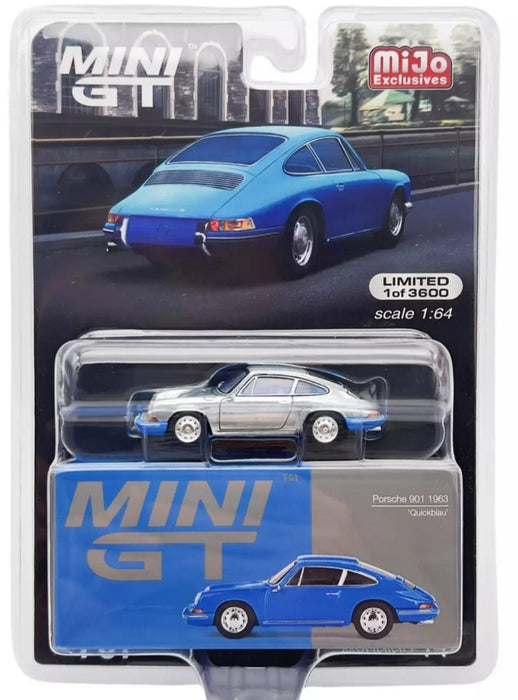 CHASE CAR Porsche 901 1963 Quickblau - Mini GT - 1:64 - MGT00707GR