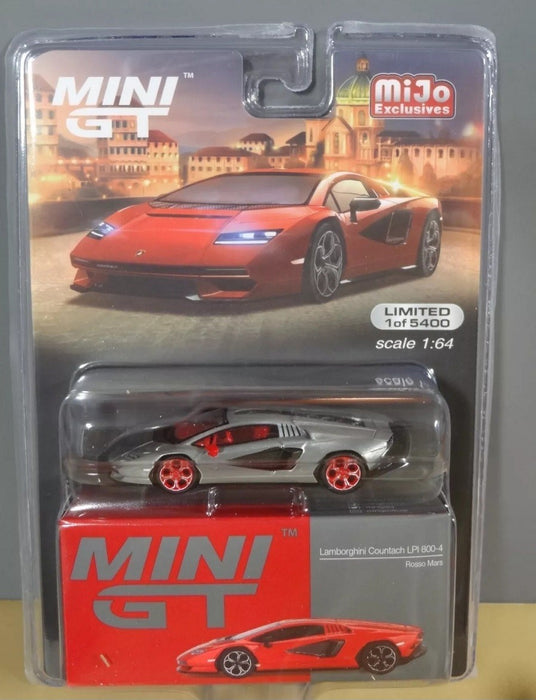 CHASE CAR Lamborghini Countach LPI 800-4 Rosso Mars - Mini GT - 1:64 - MGT00720GR