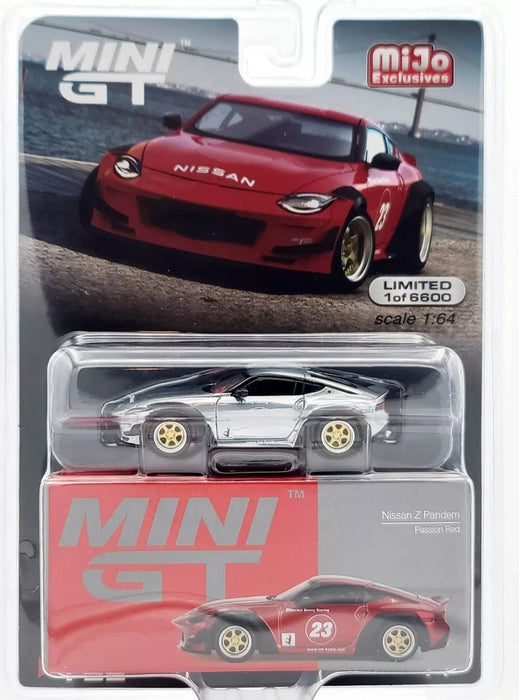 CHASE CAR Nissan Z Pandem Passion Red - Mini GT - 1:64 - MGT00722GR