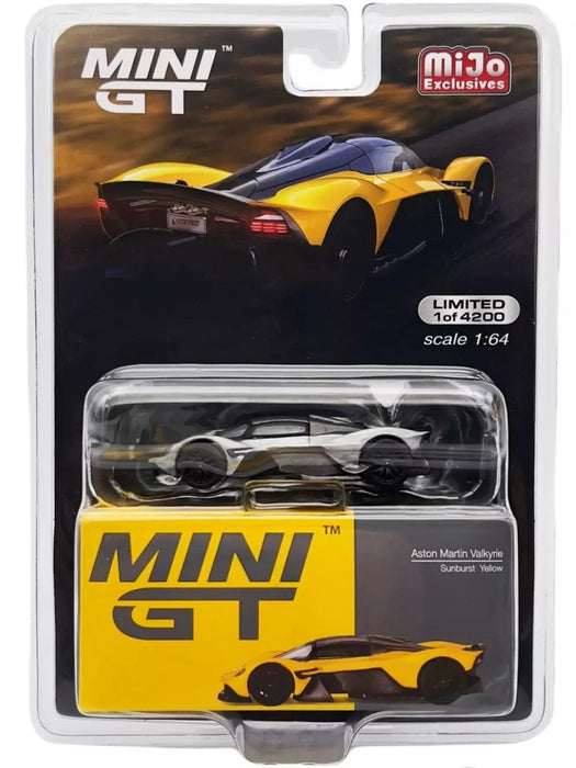 CHASE CAR Aston Martin Valkyrie Sunburst Yellow - Mini GT - 1:64 - MGT00744GR