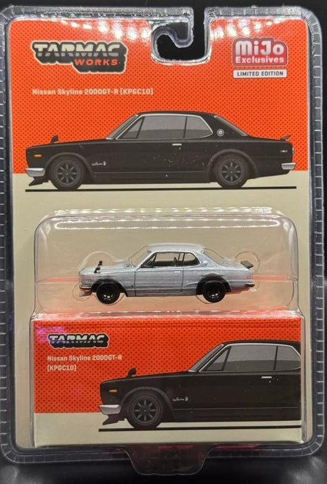 CHASE CAR Nissan Skyline 2000 GT-R (KPGC10) - Black - Tarmac Works - 1/64 - T64G-043-BKGR