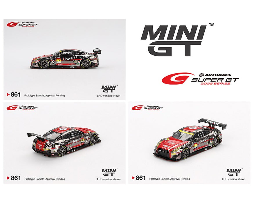 Japan Exclusive Nissan GT-R NISMO GT3 No.11 GAINER TANAX GT-R GAINER 2023 SUPER GT SERIES - Mini GT - 1:64 - MGT00861
