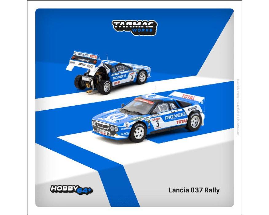 Lancia 037 Rally Ypres 24 Hours Rally 1983 J.C. Andruet / F. Sappey - Tarmac Works - 1/64 - T64P-TL002-83YR03
