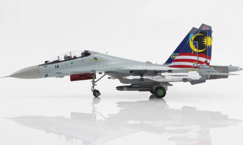 (Preorder) Sukhoi Su-30MKM Flanker-H / TUDM, M52-14, Malaysia, LIMA 2013 / Hobby Master 1:72 HA9508