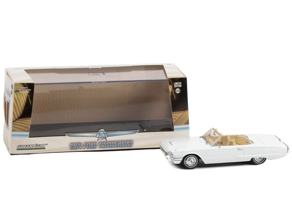 1964 Ford Thunderbird Convertible - Wimbledon White -  Greenlight  1-43  86625