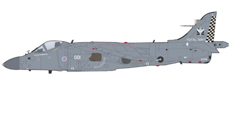 BAe Sea Harrier FA.Mk 2 / RNFAA, ZH796, 2002, + Sea Eagle Missiles / Hobby Master 1:72 HA4107