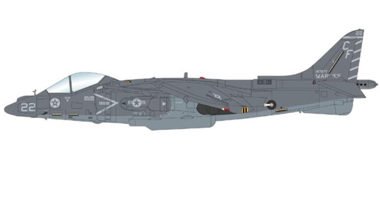 (Preorder) BAe AV-8B Harrier II / USMC VMA-211 Wake Island Avengers, CF22, MCAS Yuma, AZ, 2013 / Hobby Master 1:72 HA2632