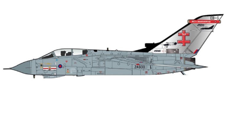 (Preorder) Panavia Tornado GR. 4 / RAF No.41(R) Sqn, ZA600, RAF Coningsby, UK, Sqn 95 ans 2011 / Hobby Master 1:72 HA6726