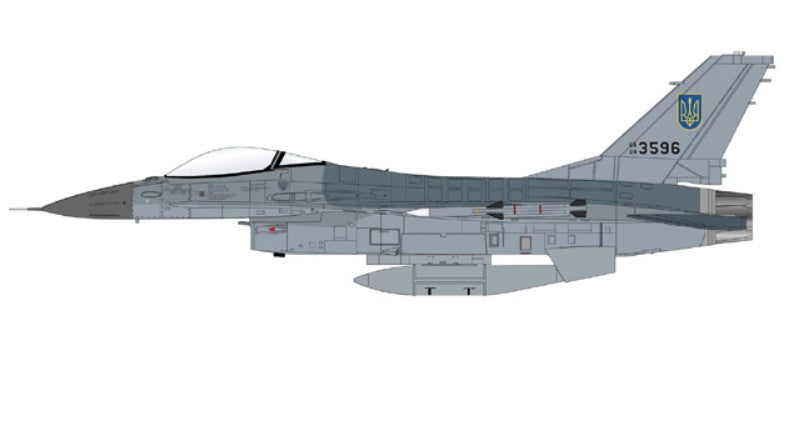 Lockheed F-16AM Fighting Falcon / Ukrainian Air Force, UA24-3596, Ukraine, August 2024 / Hobby Master 1:72 HA38047