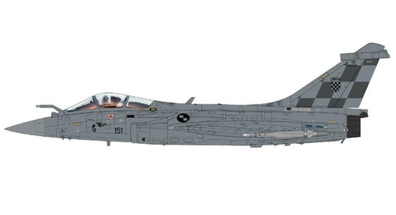 (Preorder) Dassault Rafale EC / Croatian Air Force, no. 151, France, 2024 / Hobby Master 1:72 HA9614