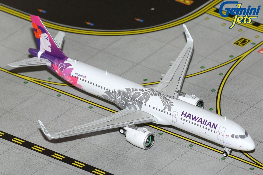 Hawaiian Airlines Airbus A321neo / N208HA  / Gemini 1:400 - GJHAL2302 GJ2302