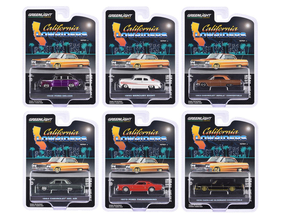 California Lowriders Series 6 - Assortment - 1/64 Greenlight - 63070 Passion Diecast