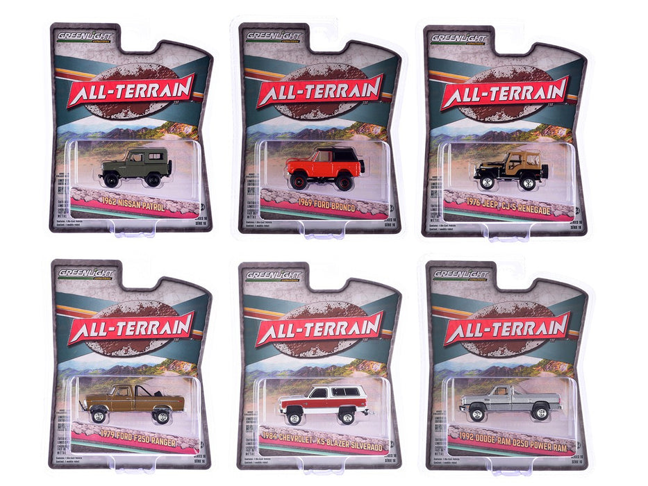 All-terrain Series 16 - Assortment - 1/64 Greenlight - 35290 Passion Diecast