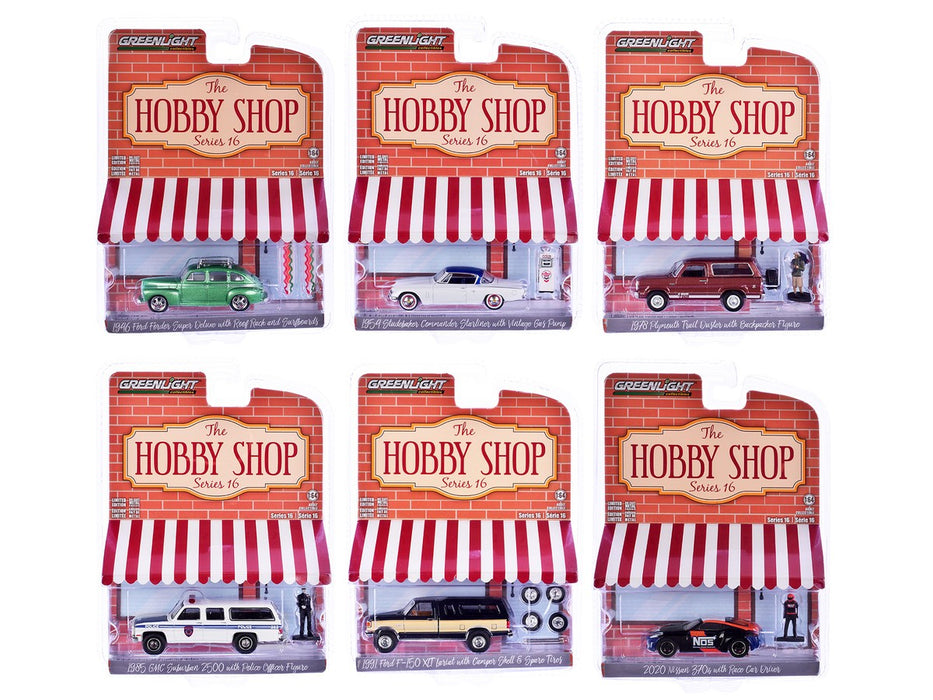 The Hobby Shop Series 16 - Assortment - 1/64 Greenlight - 97160 Passion Diecast
