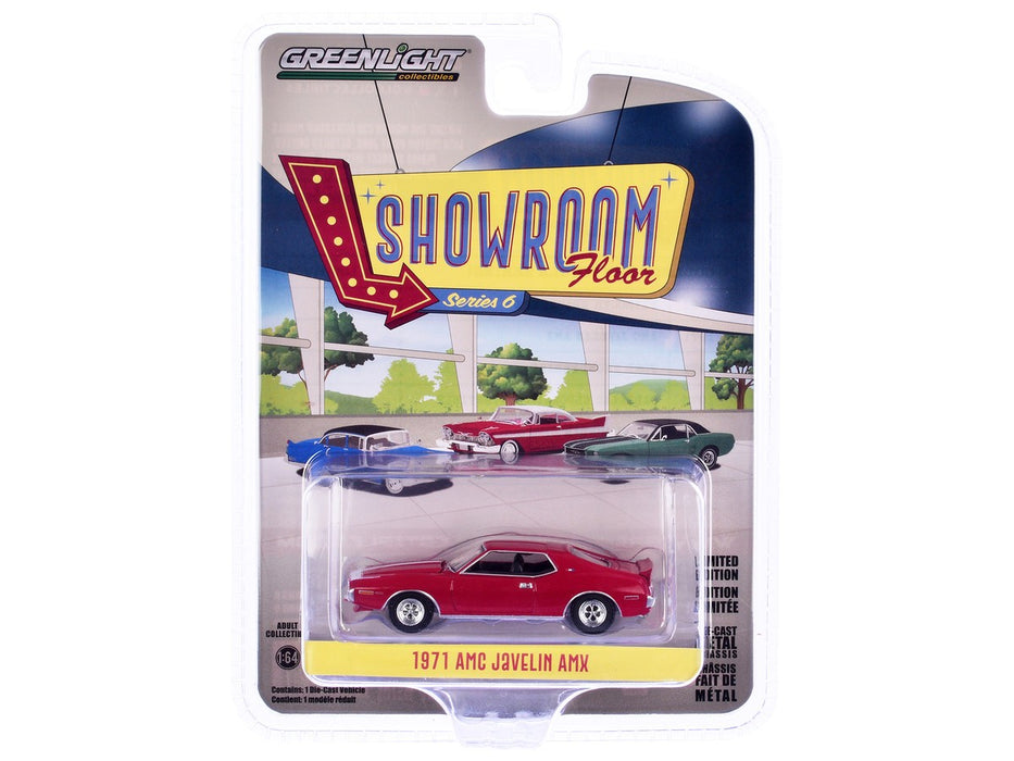 1971 AMC Javelin AMX - Showroom Floor Series 6 - 1/64 Greenlight - 68060 B