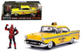 1957 Chevrolet Bel Air Taxi - Deadpool - Marvel Avenger - Hollywood Ride - Jada - 1/24 - 30290