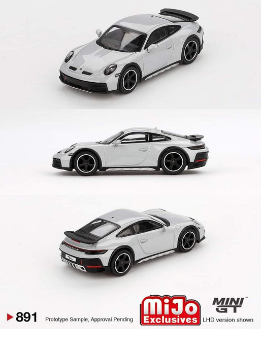 Porsche 911 Dakar - Ice Gray Metallic - Mini GT - 1:64 - MGT00891 Passion Diecast