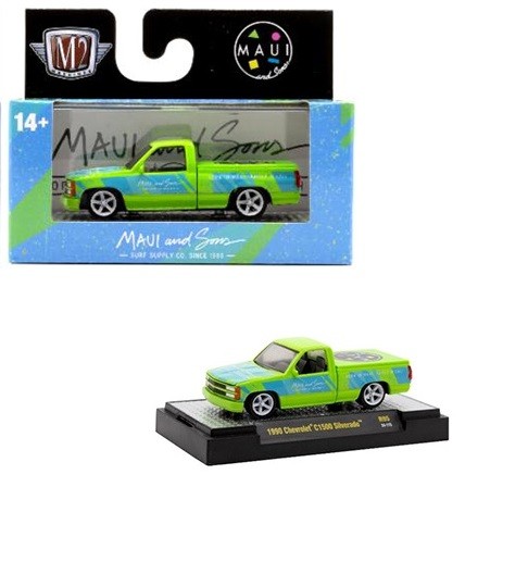 1990 Chevy C1500 Silverado Pickup - Auto-Thentics Release 95 - M2 Machine - 1:64 - 32500-95 E