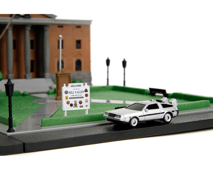 Back to the Future Hill Valley Courthouse - Diorama Hollywood Rides Nano - Jada - 1/87 - 34804