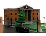 Back to the Future Hill Valley Courthouse - Diorama Hollywood Rides Nano - Jada - 1/87 - 34804