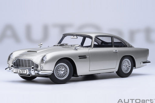 Aston Martin DB5 Goldfinger (Silver) - Autoart 1/18 - 70296 - Passion Diecast 