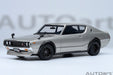Nissan Skyline 2000 GT-R (KPGC110) Tuned version (Silver) - Autoart 1/18 - 77466 - Passion Diecast 