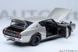 Nissan Skyline 2000 GT-R (KPGC110) Tuned version (Silver) - Autoart 1/18 - 77466 - Passion Diecast 